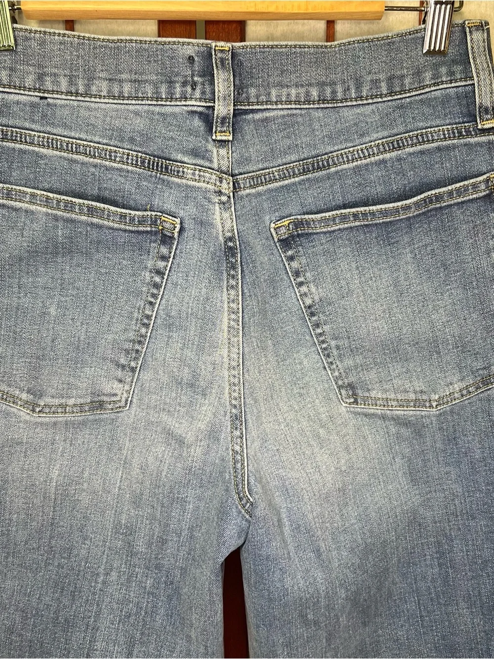 J. Crew Wide-Leg Flare Jeans in Medium Blue